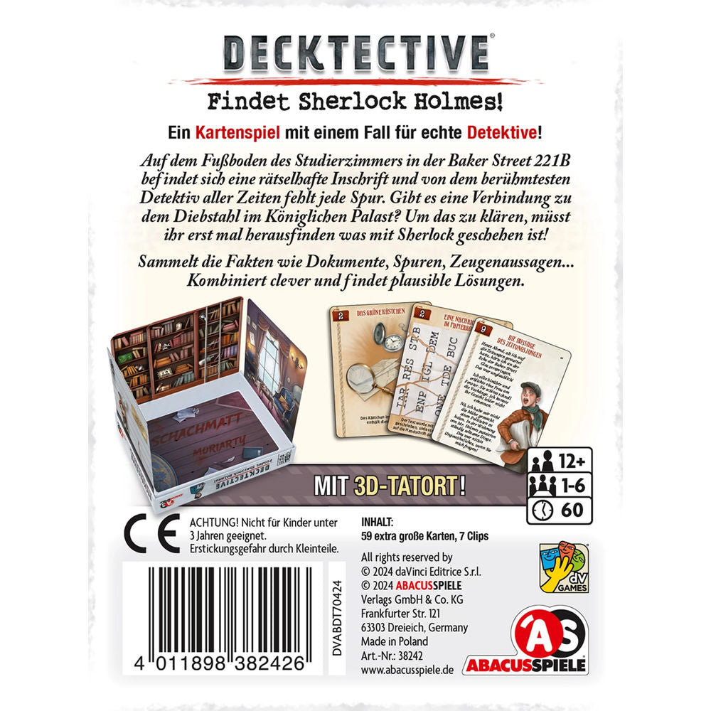 Decktective - Findet Sherlock Holmes (d)