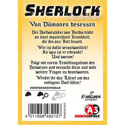 Abacus Sherlock Mittelalter - Von Dämonen besessen (d)