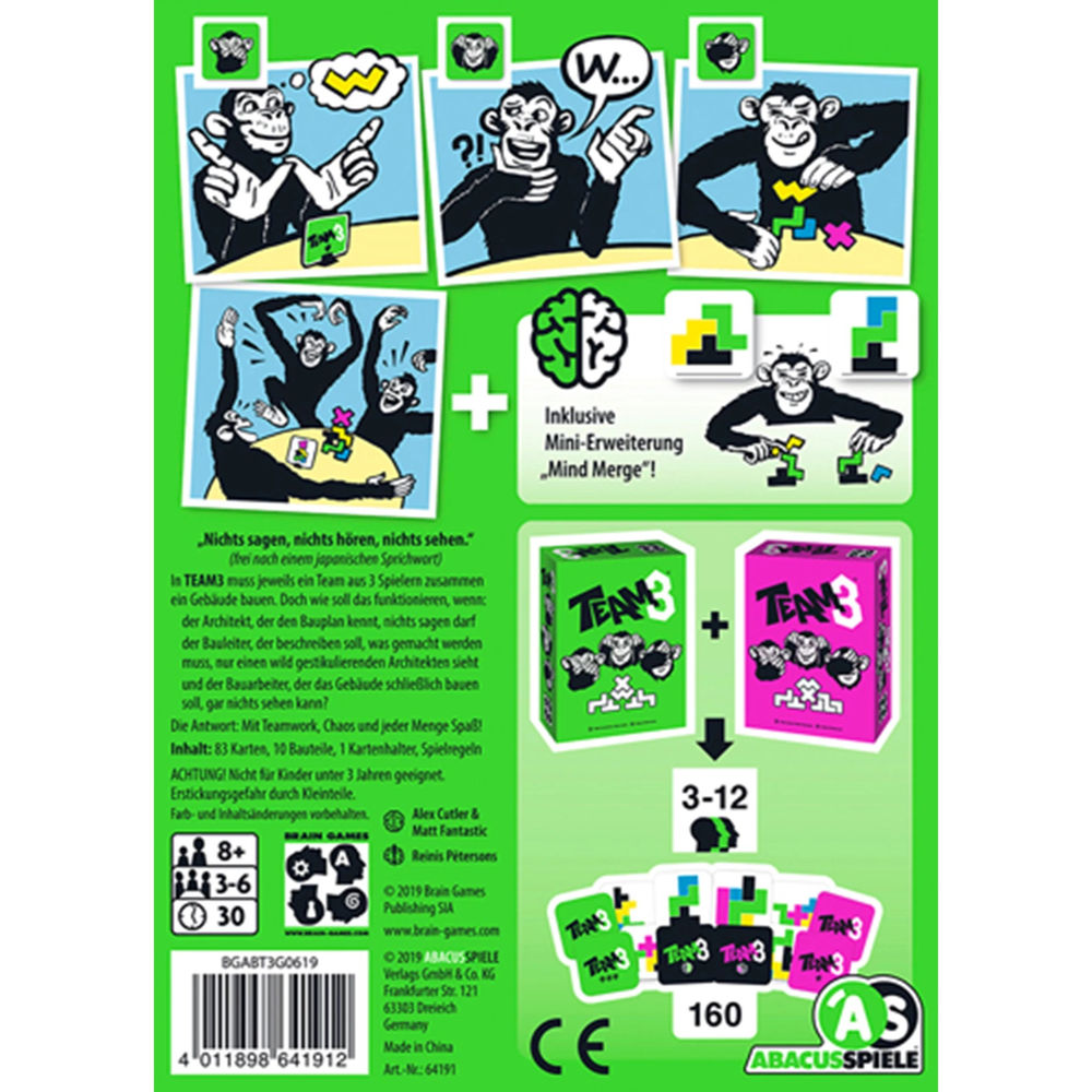 Abacusspiele TEAM3 grün