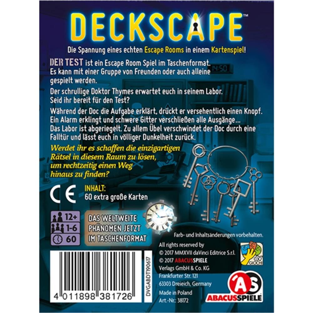 Abacusspiele Deckscape - Der Test