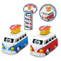 BB Junior Volkswagen Press and Go Bus, assortiert zwei busse