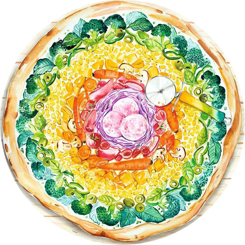 Pizza Cercle de Couleurs Ravensburger