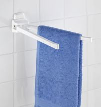 Wenko towel holder Pure with 2 movable arms