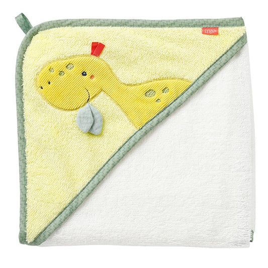 Serviette de bain à capuche Fehn Dino