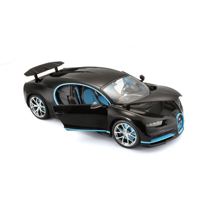 Bugatti Chiron 42 deuxième version, 1:18, noir/bleu