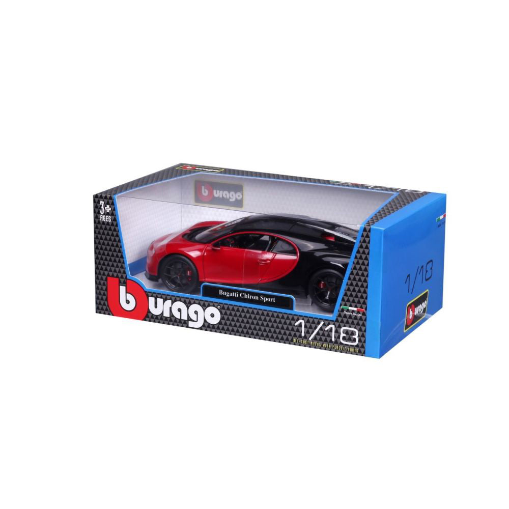 Bburago Bugatti Chiron Sport rouge 1/18