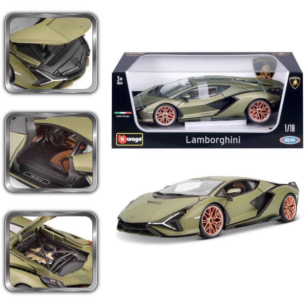Bburago Lamborghini Sian FKP 37, 1:18, grün