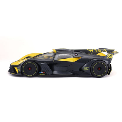 Bburago Bugatti Bolide,  gelb/schwarz, 1:18