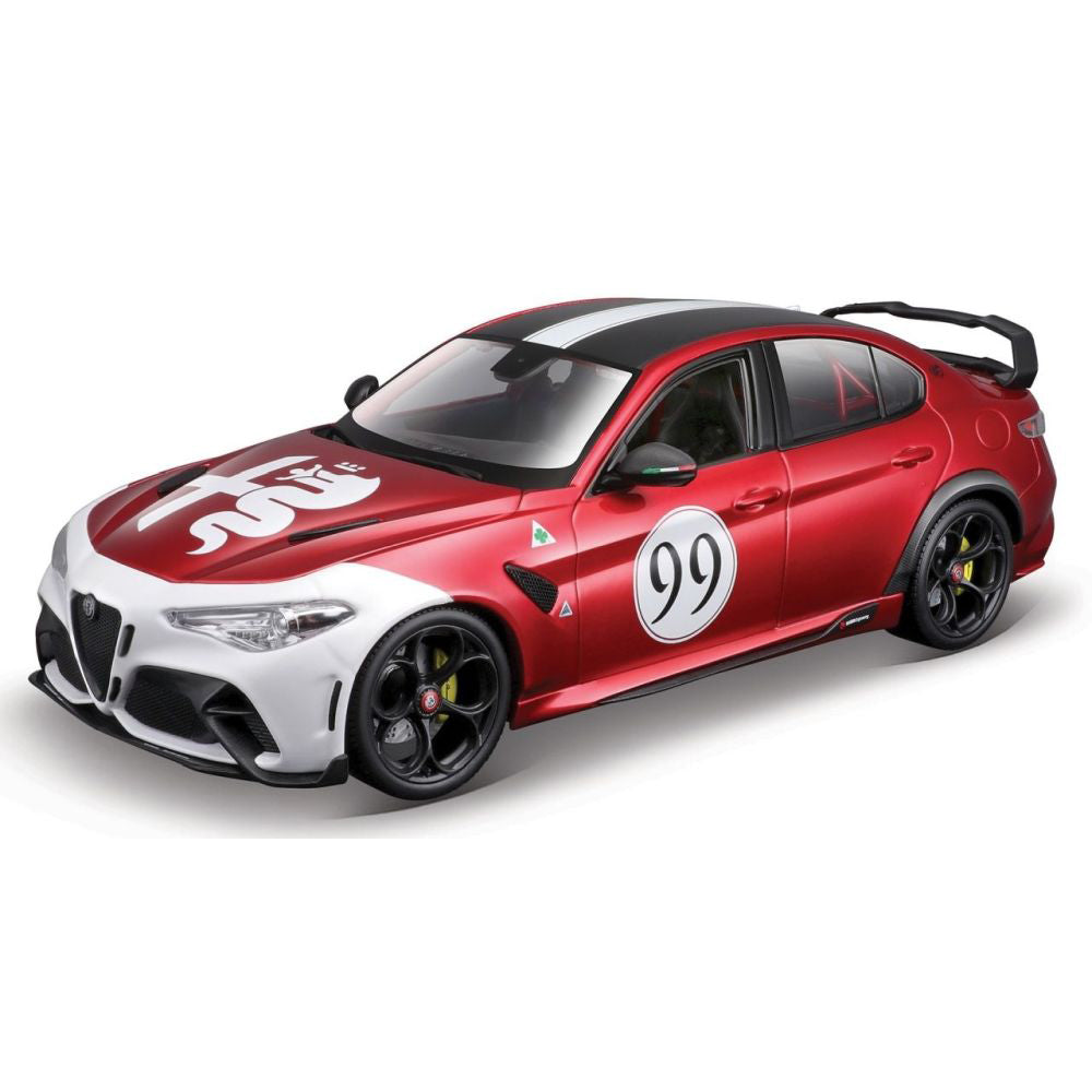 Bburago Alfa Romeo GTAm Racing, 1:18, rouge/blanc