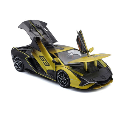 Bburago Lamborghini Sian FKP 37 1/18 jaune/noir