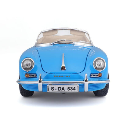Porsche 356B Cabriolet 1961, 1:18, bleu