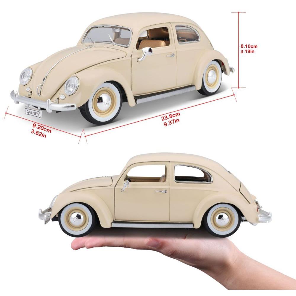 Bburago Volkswagen Käfer 1955 beige 1/18