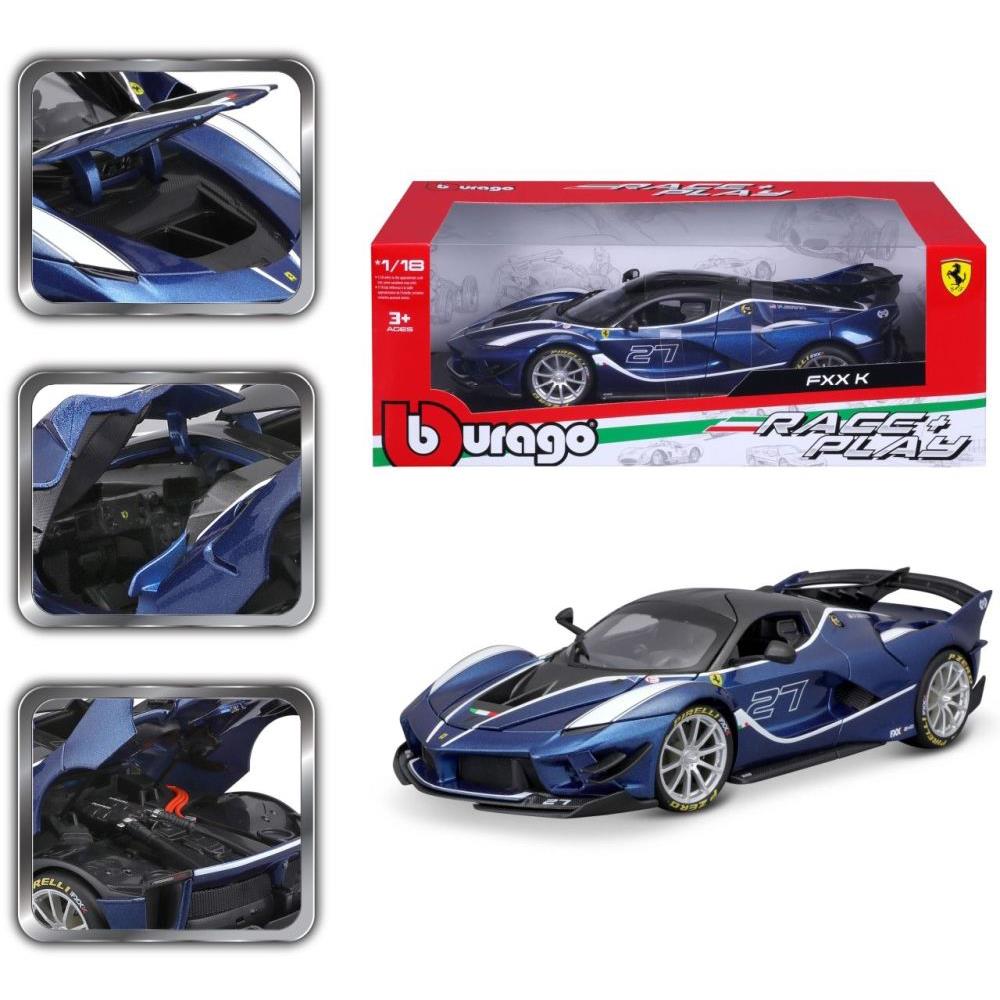Bburago Ferrari R&P FXX-K EVO 1/18 blau