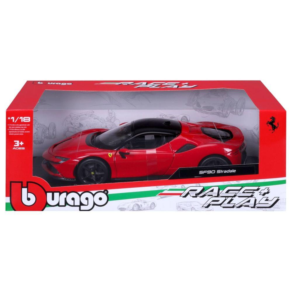 Bburago Ferrari R&P SF90 Stradale 1/18 rot