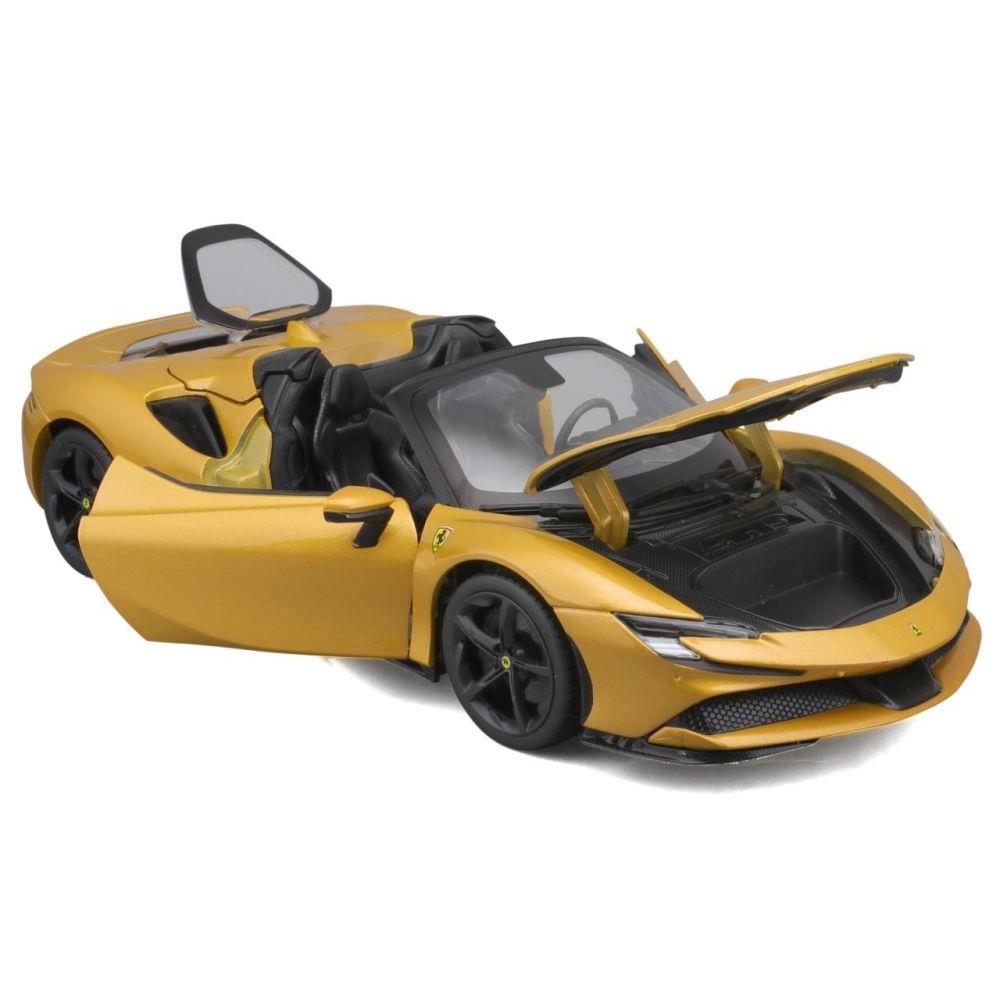 Bburago Ferrari R&P SF90 Spider 1/18 gold