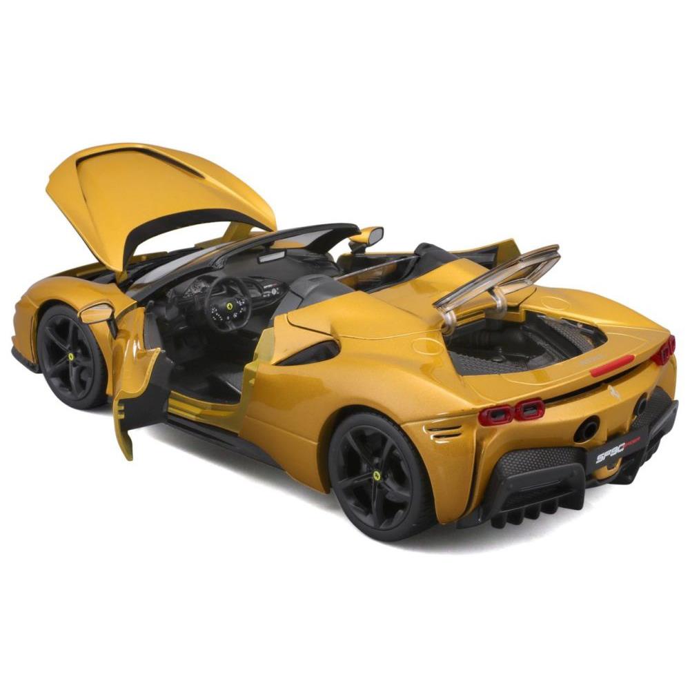 Bburago Ferrari R&P SF90 Spider 1/18 gold