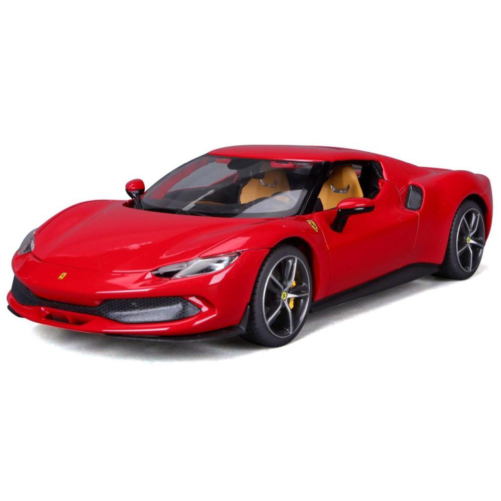 Bburago Ferrari R&P 296 GTB Rosso Corsa 1/18 rot