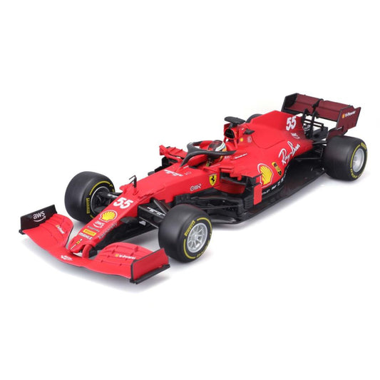 Bburago Ferrari F1 2021 #55 Carlos Sainz, 1:18
