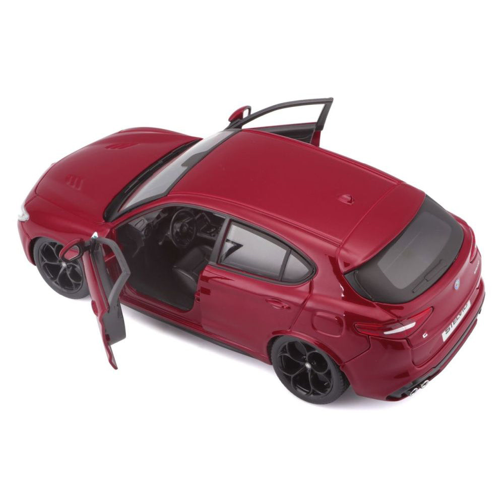 Bburago Alfa Romeo Stelvio, 1:24, rouge