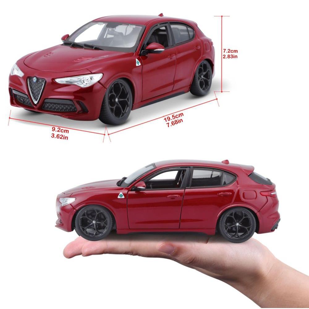 Bburago Alfa Romeo Stelvio ,1:24, rot