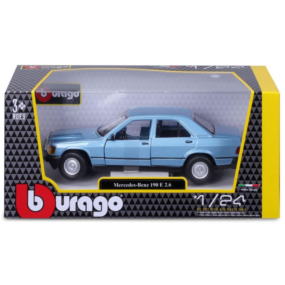 Bburago Mercedes Benz 190E 1987 1/24 blau