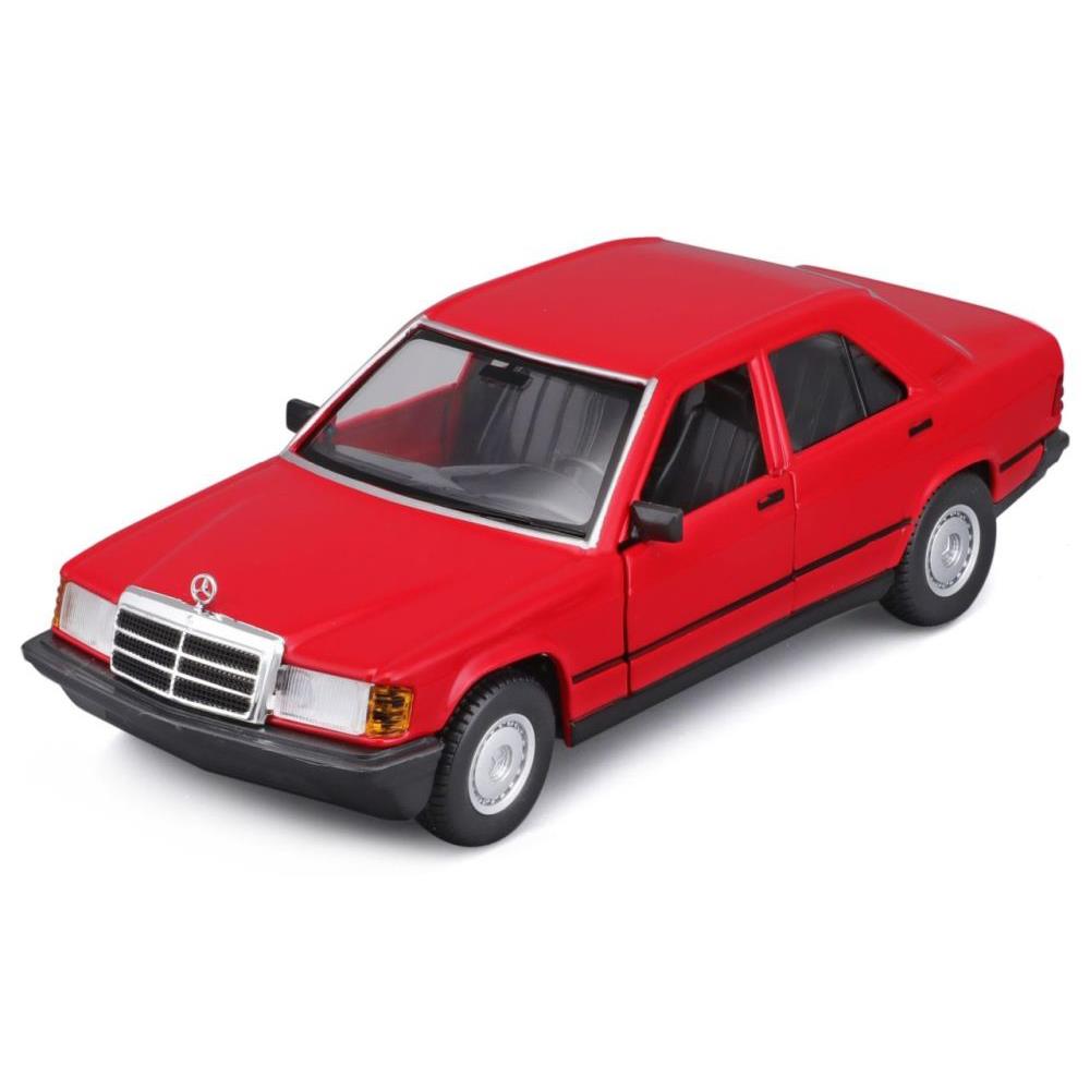 Bburago Mercedes Benz 190E 1987 1/24 rot