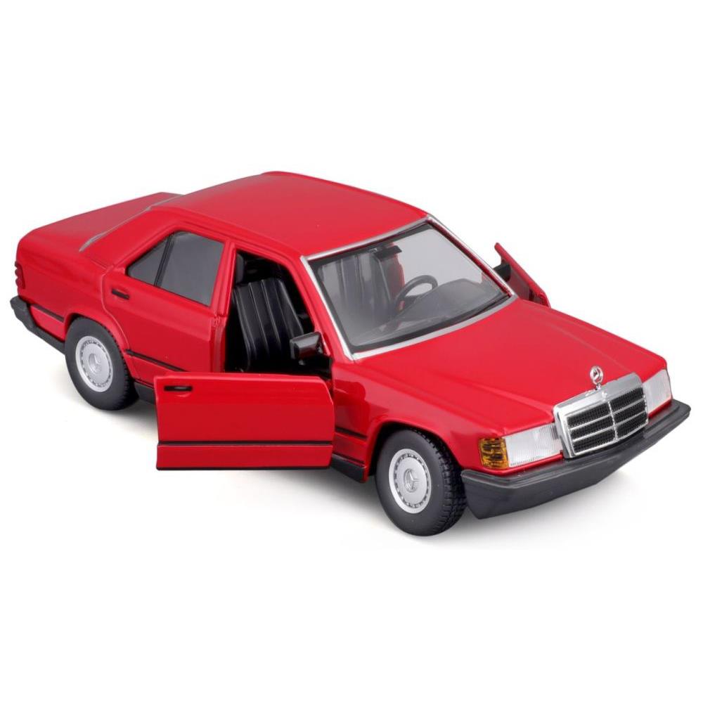 Bburago Mercedes Benz 190E 1987 1/24 rot