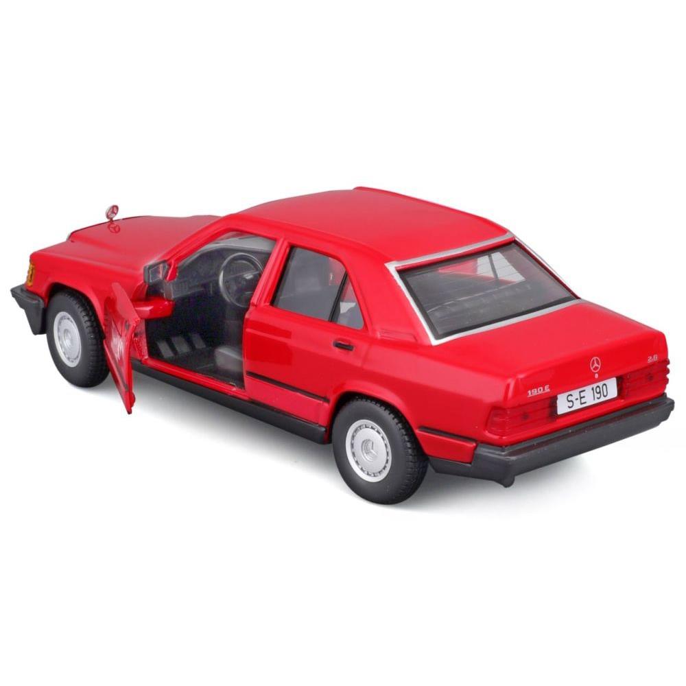 Bburago Mercedes Benz 190E 1987 1/24 rot