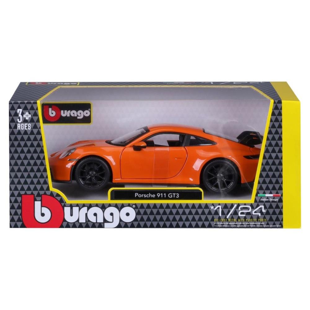 Bburago Porsche 911 GT3, orange, 1:24