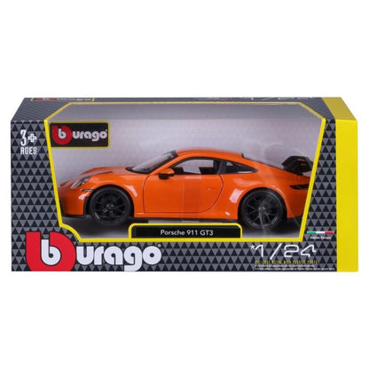 Bburago Porsche 911 GT3, orange, 1:24