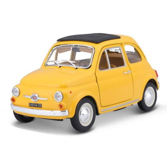 Bburago Fiat 500 F 1965 1:24, yellow