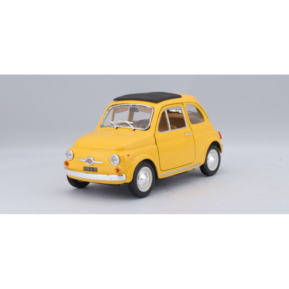 Bburago Fiat 500 F 1965 1:24, gelb