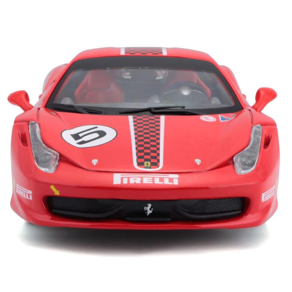 Bburago Ferrari Racing 458 Challenge 1/24 rot