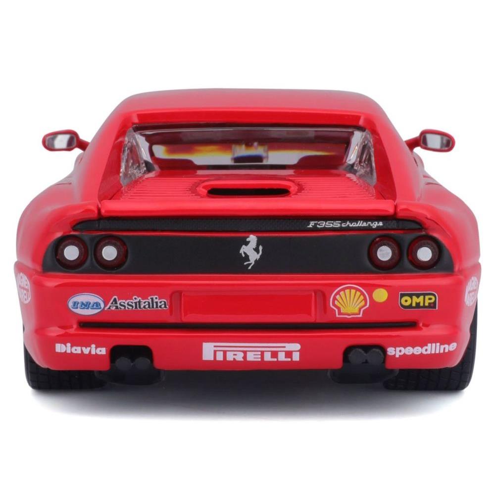 Bburago Ferrari Racing F355 Challenge 1/24 rouge