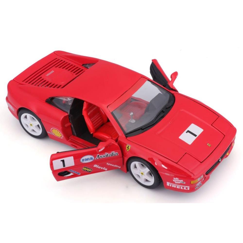 Bburago Ferrari Racing F355 Challenge 1/24 rot