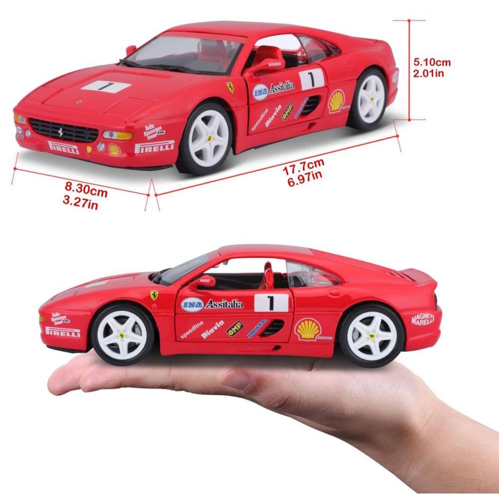 Bburago Ferrari Racing F355 Challenge 1/24 rot