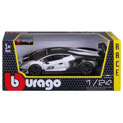 Bburago Race 1/24 Lamborghini Essenza SCV12 blanche