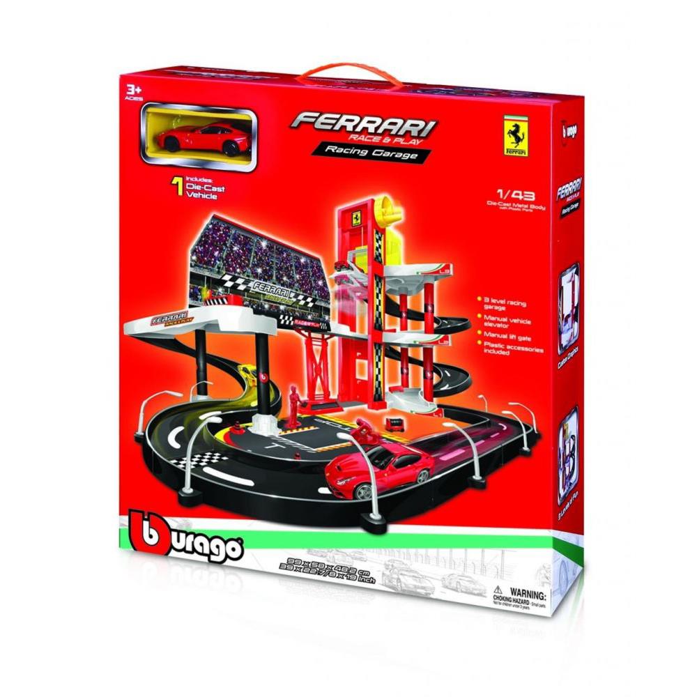 Bburago Parkgarage Ferrari Racing Garage, 1:43
