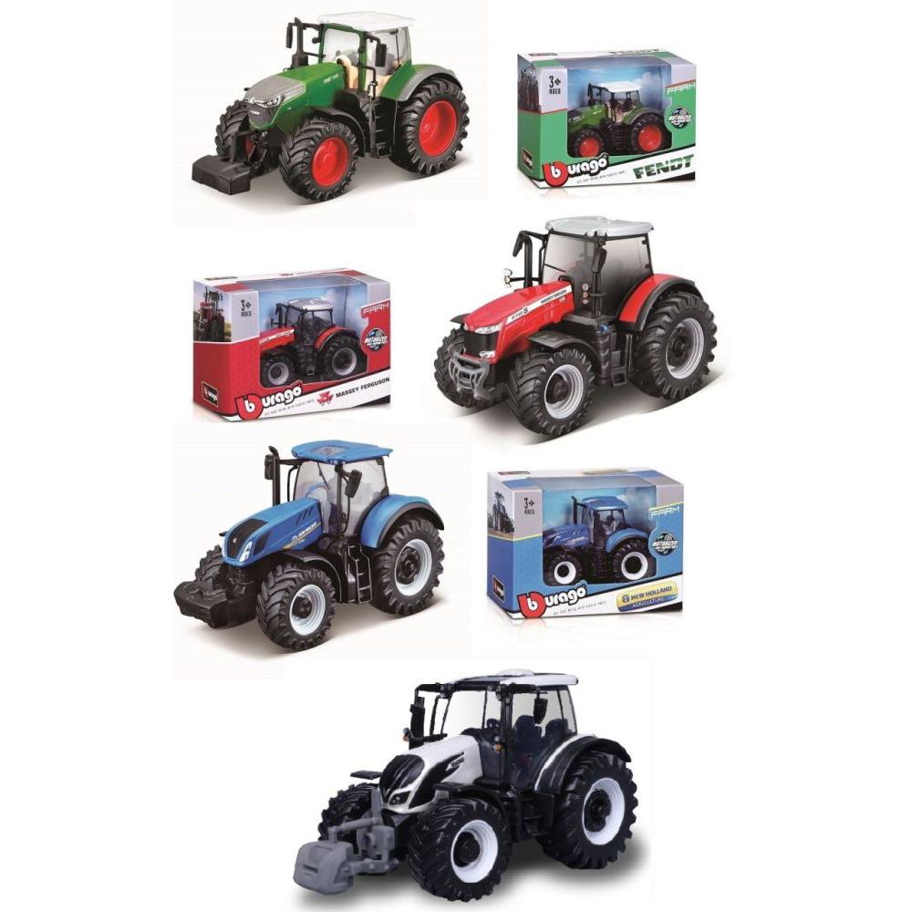 Bburago Farm Tractor Fendt und New Holland, 12 cm, assortiert