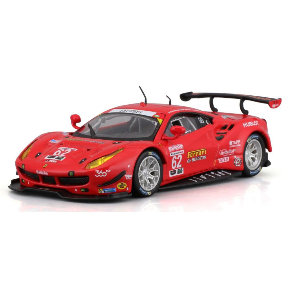 Bburago Ferrari 488 GTE 2017 red 1/43