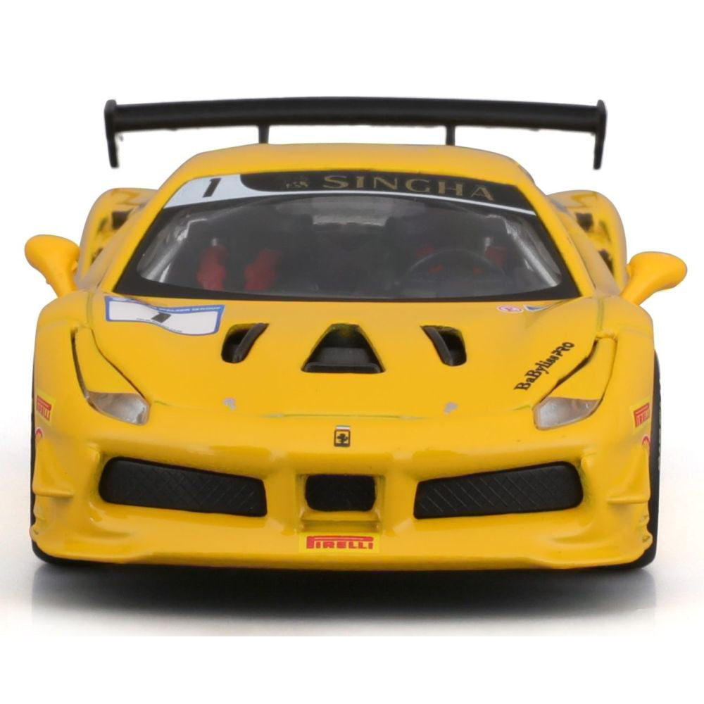 Bburago Ferrari 488 Challenge, jaune, 1:43