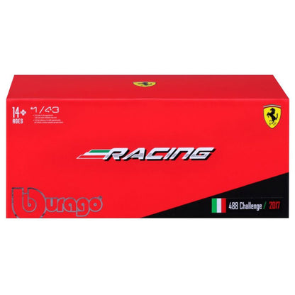 Bburago Ferrari 488 Challenge, yellow, 1:43