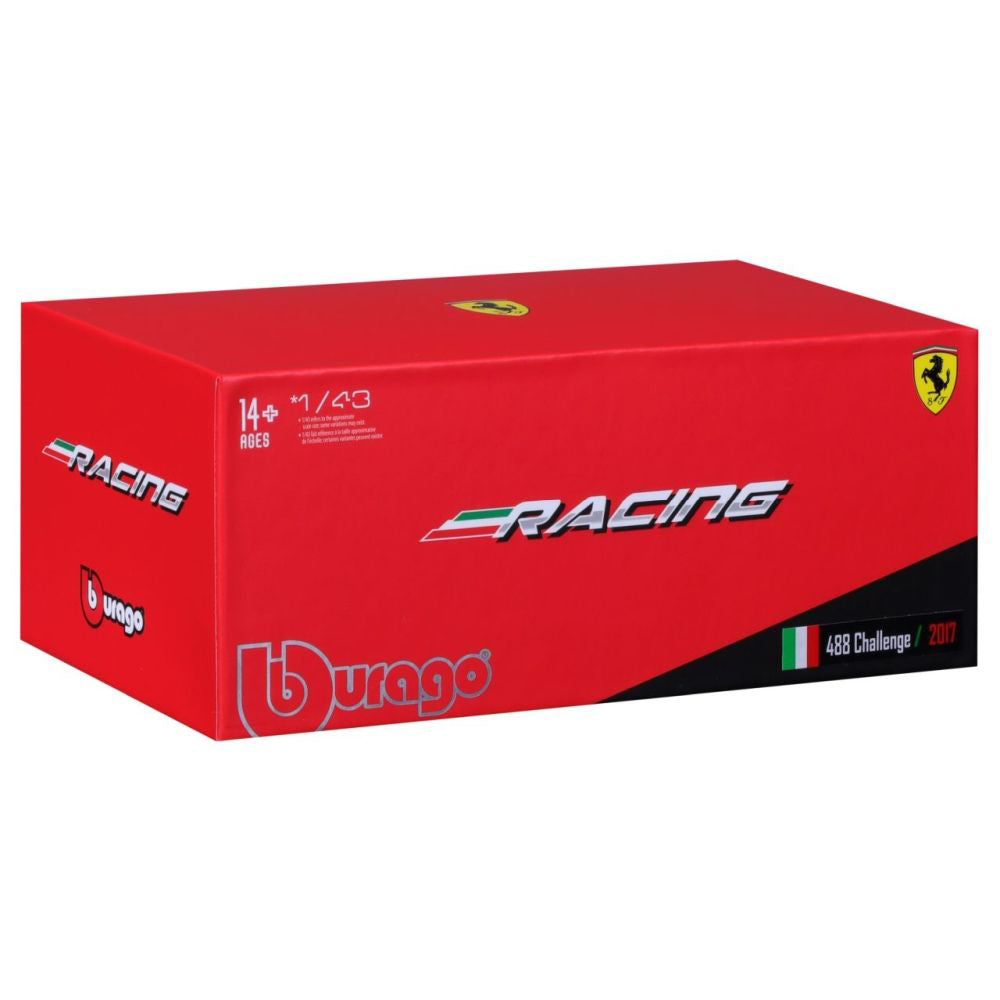 Bburago Ferrari 488 Challenge, gelb, 1:43