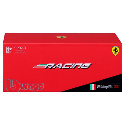 Bburago Ferrari 488 Challenge Evo 2020 1/43 red