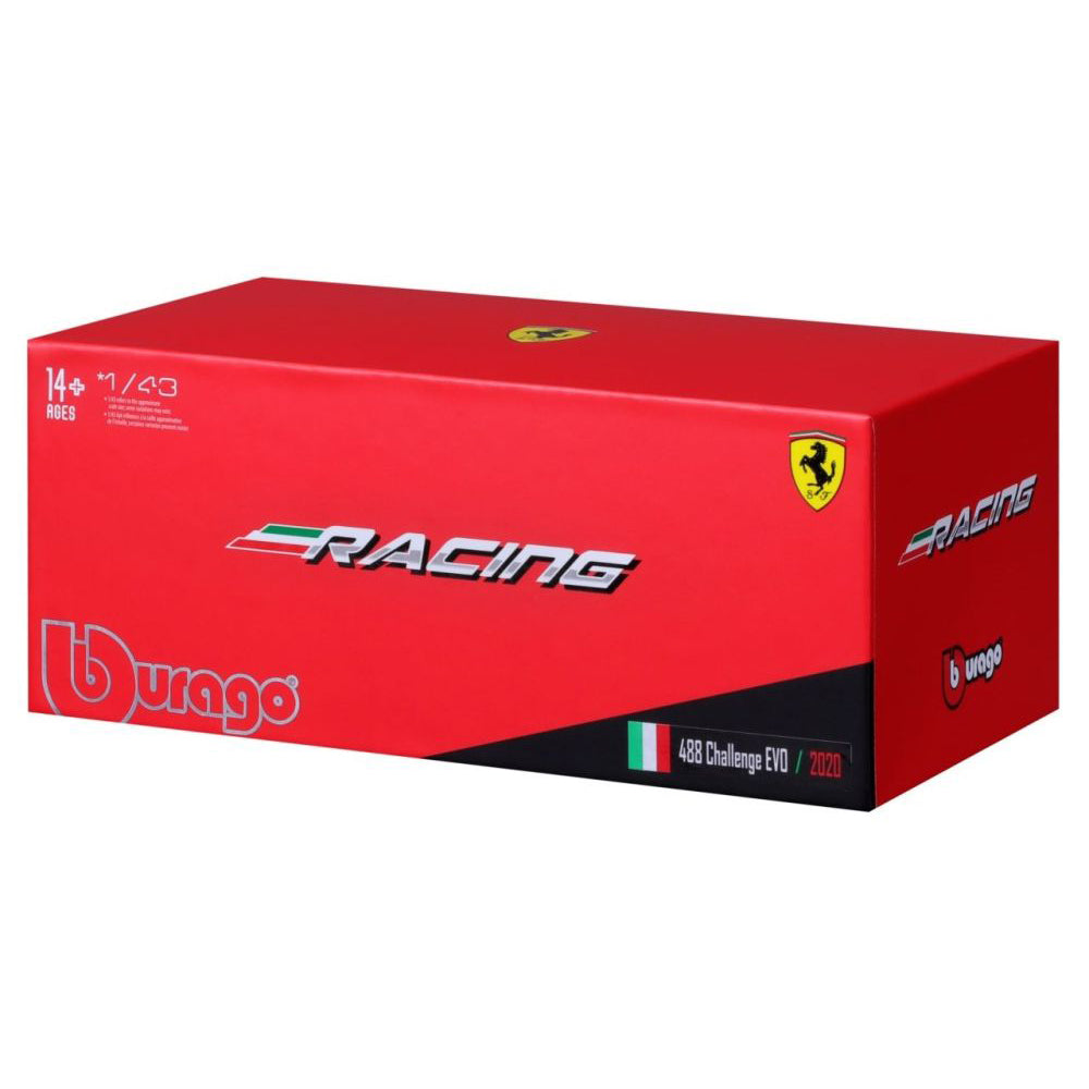 Bburago Ferrari 488 Challenge Evo 2020 1/43 rouge