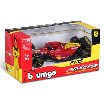 Bburago Ferrari F1-75 1/43 Édition Spéciale Sainz 2022