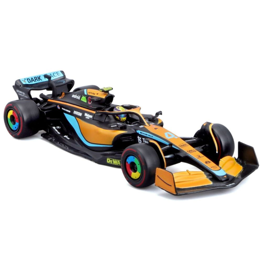 Bburago McLaren Mercedes F1 MCL36 Lando Norris 2022, 1:43