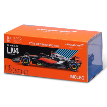 Bburago McLaren F1 Team MCL60 Lando Norris 2023, 1:43