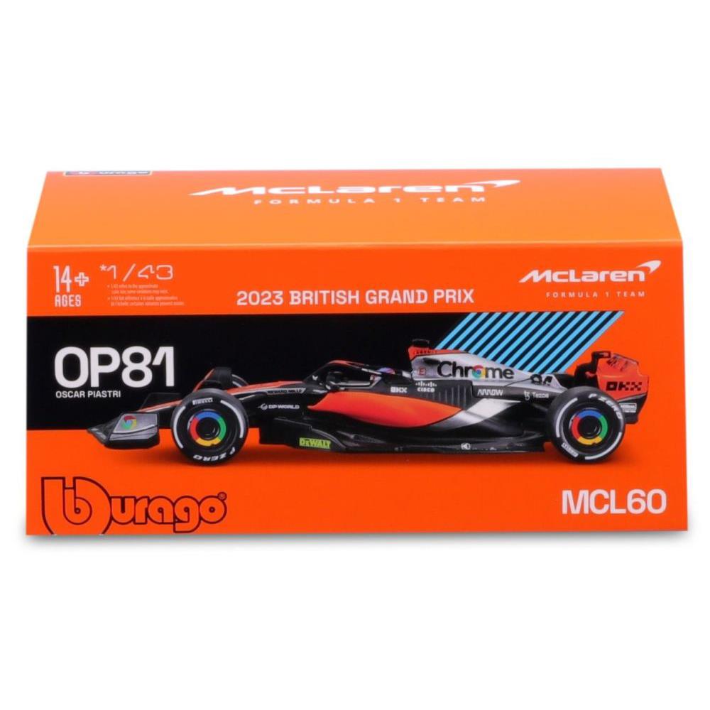 Bburago McLaren F1 Team MCL60 1/43 Piastri 2023
