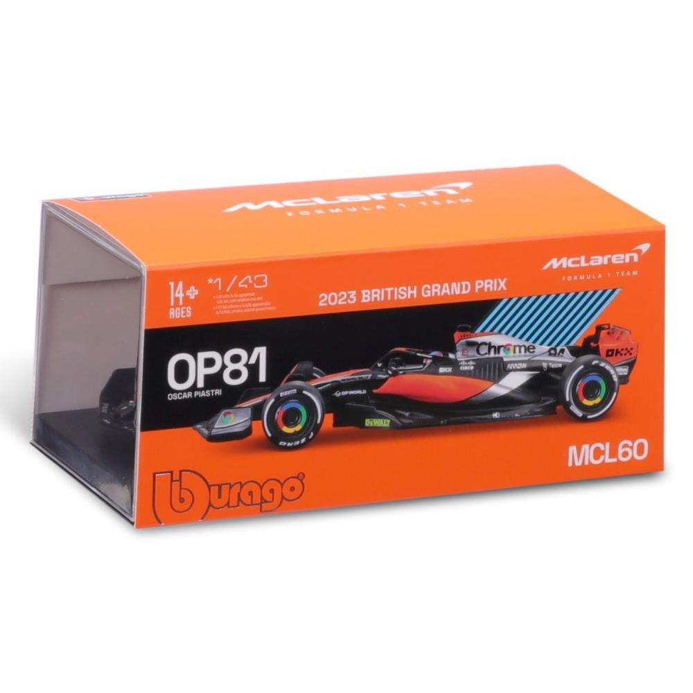 Bburago McLaren F1 Team MCL60 1/43 Piastri 2023